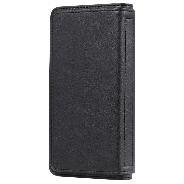 For Xiaomi Redmi Note 10 Pro Multifunctional Magnetic Copper Buckle Horizontal Flip Solid Color Leather Case with 10 Card Slots & Wallet & Holder & Photo Frame