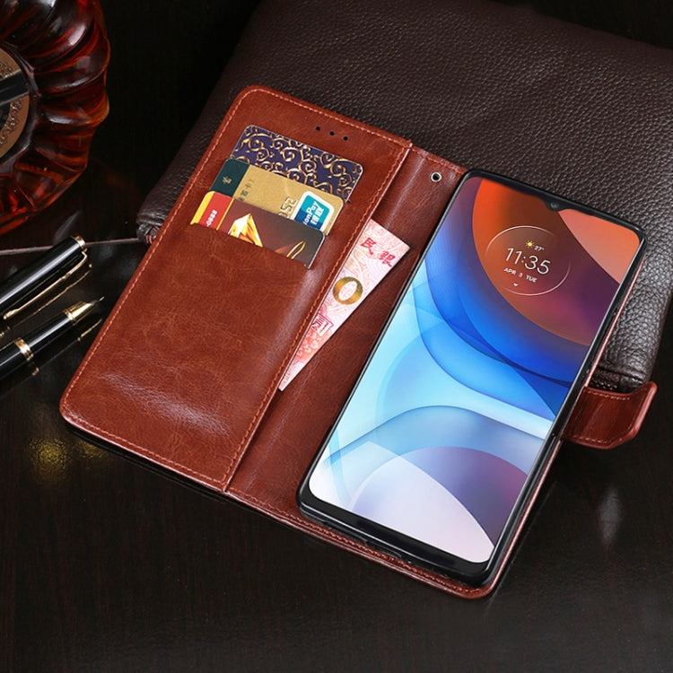 For Lenovo K13 idewei Crazy Horse Texture Horizontal Flip Leather Case with Holder & Card Slots & Wallet