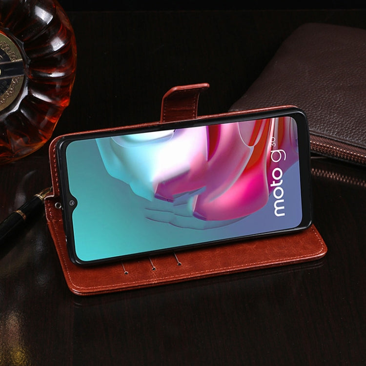 For Lenovo K13 Note idewei Crazy Horse Texture Horizontal Flip Leather Case with Holder & Card Slots & Wallet
