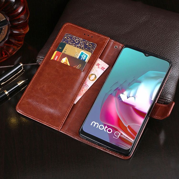 For Lenovo K13 Note idewei Crazy Horse Texture Horizontal Flip Leather Case with Holder & Card Slots & Wallet