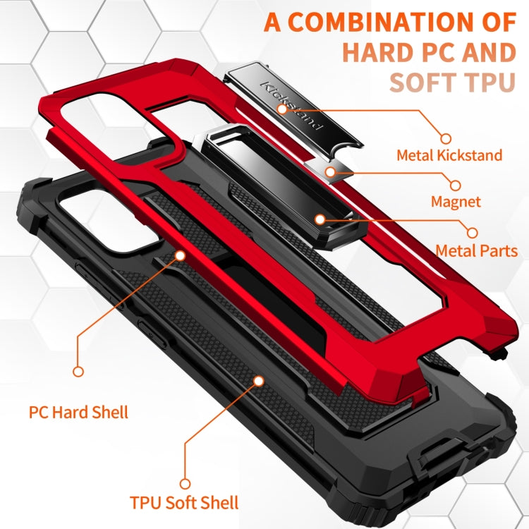 For Samsung Galaxy A51 5G 10 PCS Knight Jazz PC+TPU Shockproof Protective Case with Foldable Holder