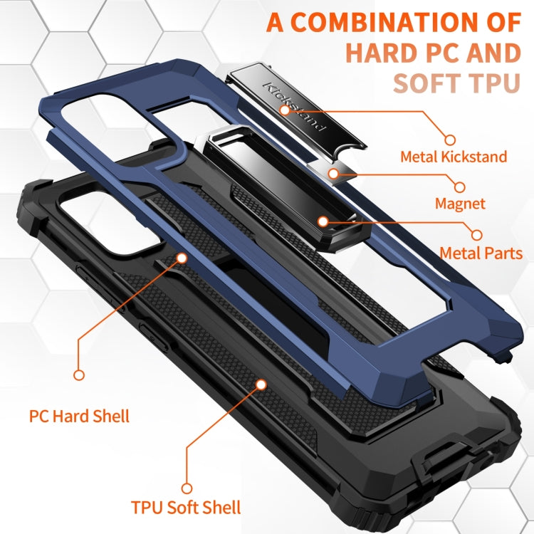 For Samsung Galaxy A51 5G 10 PCS Knight Jazz PC+TPU Shockproof Protective Case with Foldable Holder