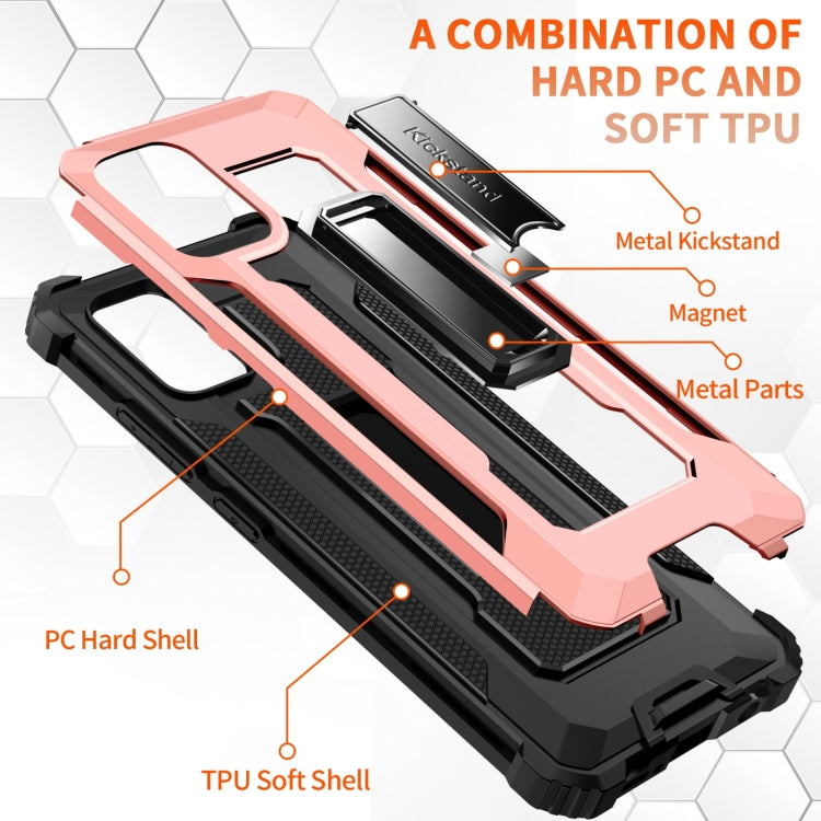 For Samsung Galaxy A51 5G 10 PCS Knight Jazz PC+TPU Shockproof Protective Case with Foldable Holder