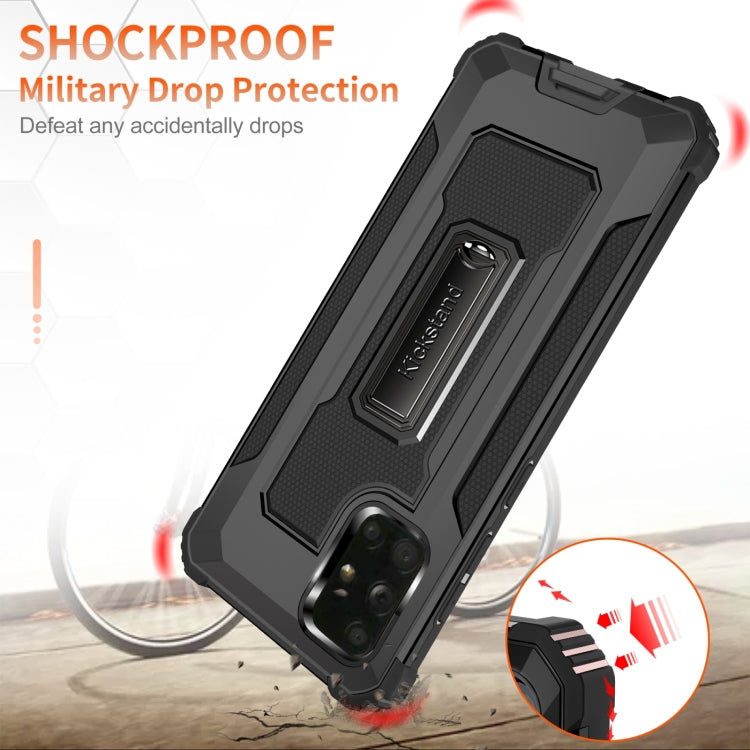 For Samsung Galaxy A71 10 PCS Knight Jazz PC+TPU Shockproof Protective Case with Foldable Holder
