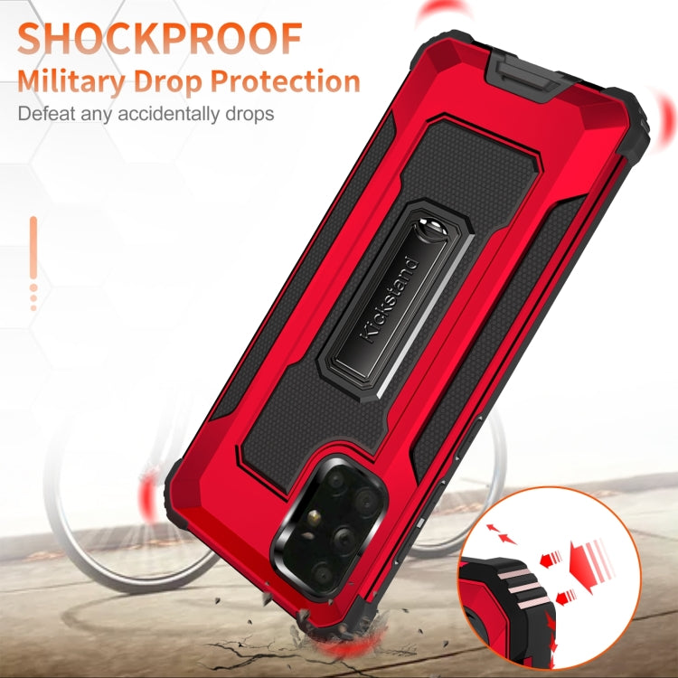 For Samsung Galaxy A71 10 PCS Knight Jazz PC+TPU Shockproof Protective Case with Foldable Holder