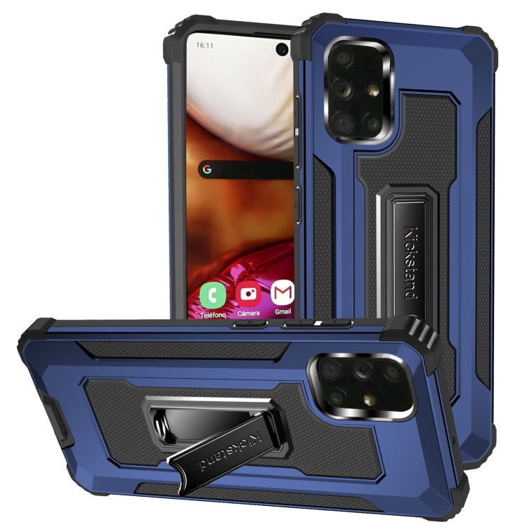 For Samsung Galaxy A71 10 PCS Knight Jazz PC+TPU Shockproof Protective Case with Foldable Holder