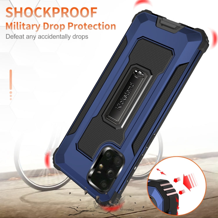 For Samsung Galaxy A71 10 PCS Knight Jazz PC+TPU Shockproof Protective Case with Foldable Holder