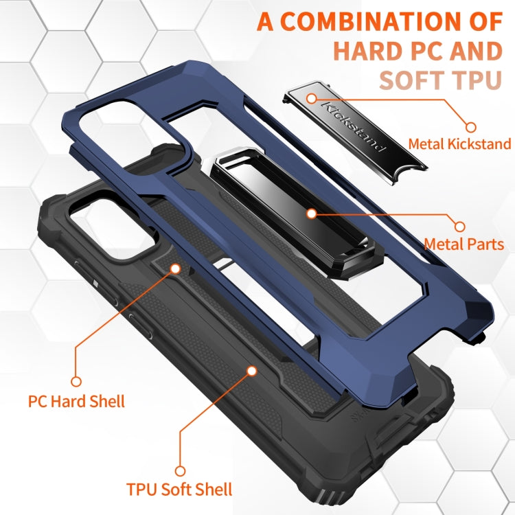 For Samsung Galaxy A71 10 PCS Knight Jazz PC+TPU Shockproof Protective Case with Foldable Holder