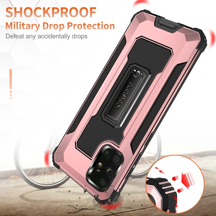 For Samsung Galaxy A71 10 PCS Knight Jazz PC+TPU Shockproof Protective Case with Foldable Holder