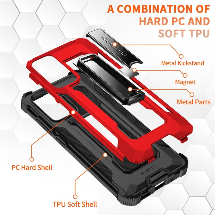 For Samsung Galaxy S20 FE 5G 10 PCS Knight Jazz PC+TPU Shockproof Protective Case with Foldable Holder