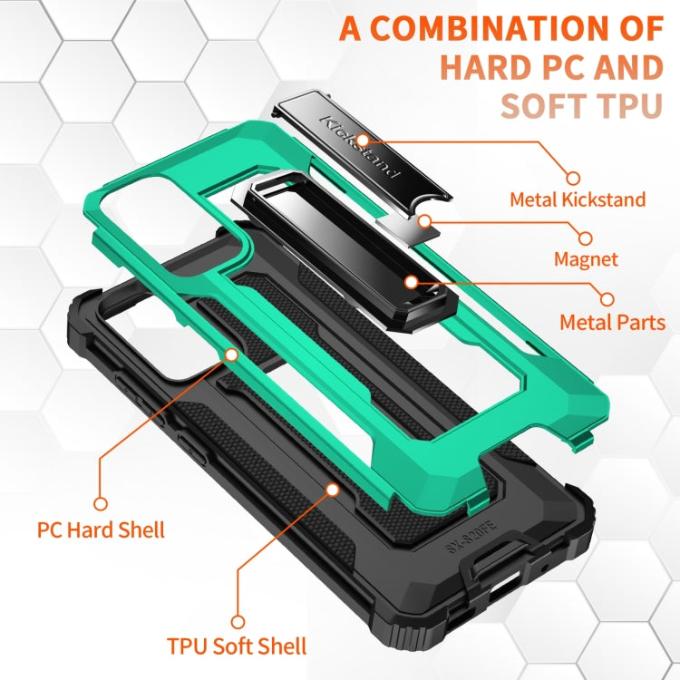 For Samsung Galaxy S20 FE 5G 10 PCS Knight Jazz PC+TPU Shockproof Protective Case with Foldable Holder
