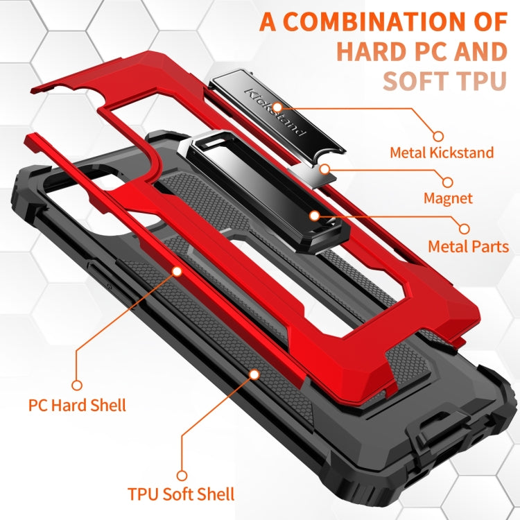 For Samsung Galaxy S21 5G 10 PCS Knight Jazz PC+TPU Shockproof Protective Case with Foldable Holder