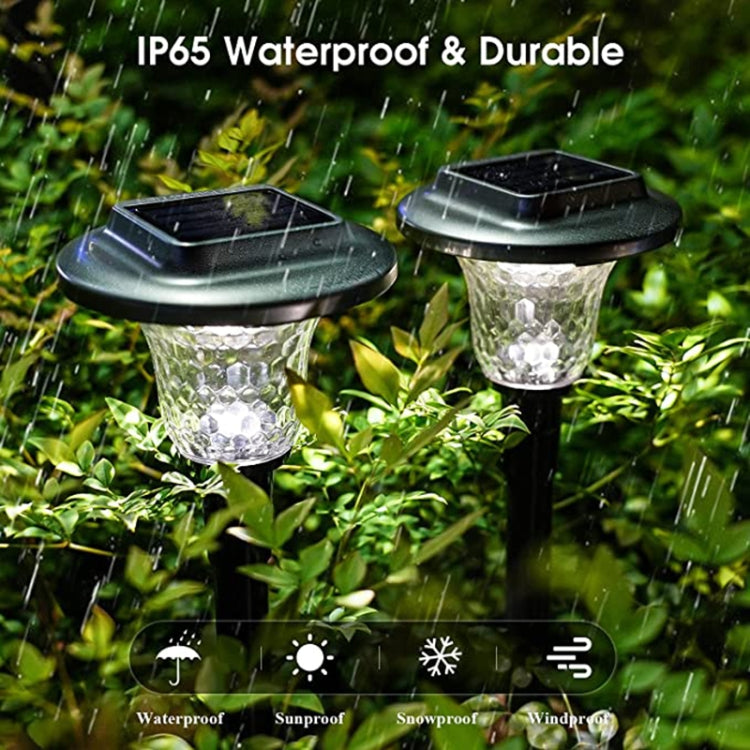 2 PCS Solar IP65 Waterproof Lawn Light LED Outdoor Garden Decoration Landscape Light