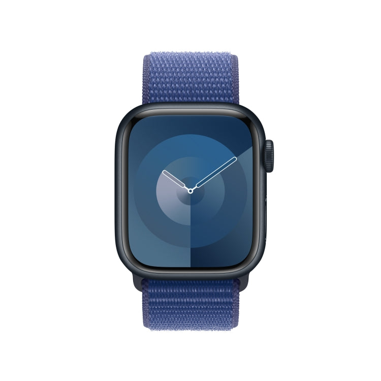 Loop Type Sport Watch Band For Apple Watch Series 9&8&7 41mm / SE 3&SE 2&6&SE&5&4 40mm / 3&2&1 38mm  - Ocean Blue