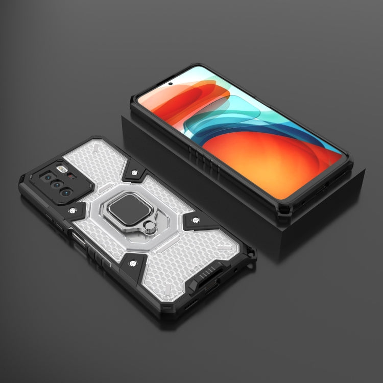 For Xiaomi Redmi Note 10 Pro 5G Space PC + TPU Ring Holder Protective Case