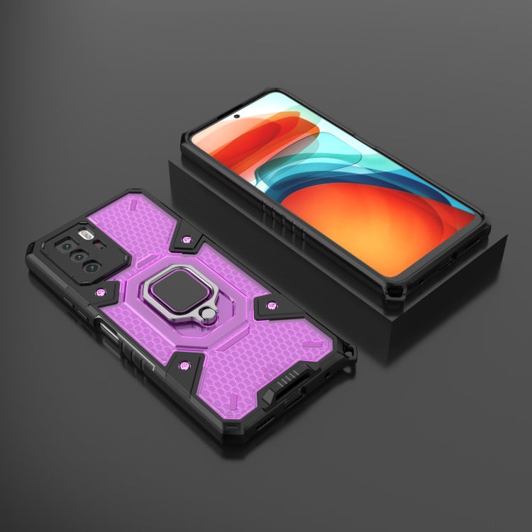 For Xiaomi Redmi Note 10 Pro 5G Space PC + TPU Ring Holder Protective Case