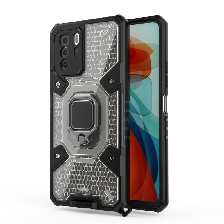 For Xiaomi Redmi Note 10 Pro 5G Space PC + TPU Ring Holder Protective Case