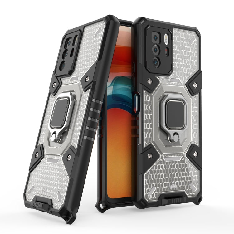 For Xiaomi Redmi Note 10 Pro 5G Space PC + TPU Ring Holder Protective Case