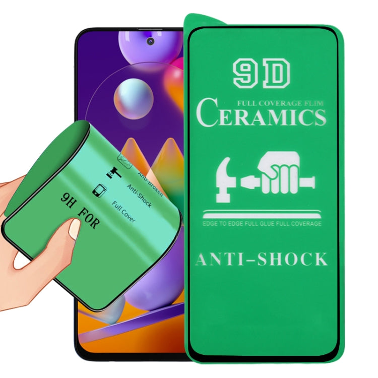 For Samsung Galaxy M31s 9D Full Screen Full Glue Ceramic Film