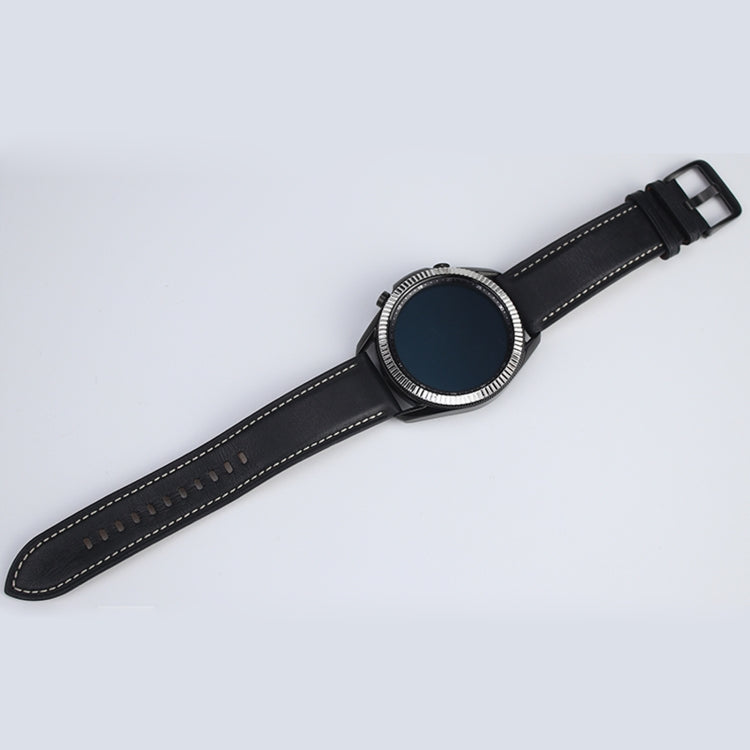 For Samsung Galaxy Watch 3 41mm Smart Watch Wave Texture Bezel Ring