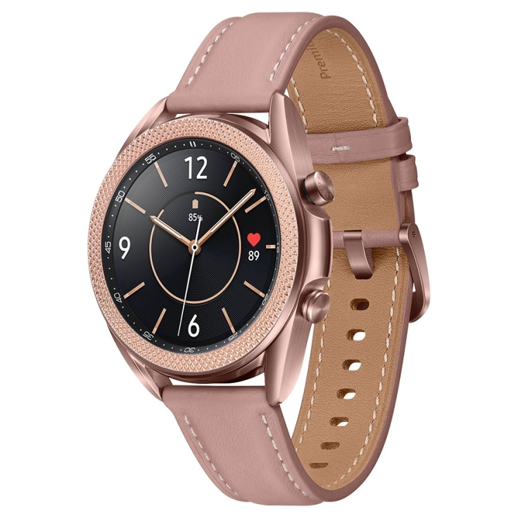 For Samsung Galaxy Watch 3 41mm Smart Watch Rhombus Texture Bezel Ring