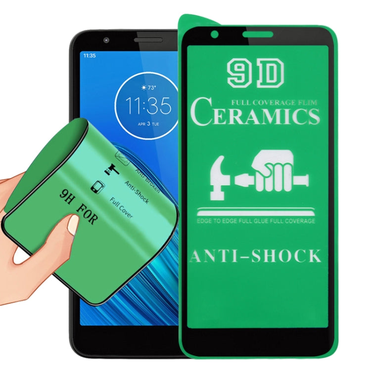 For Motorola Moto E6 9D Full Screen Full Glue Ceramic Film