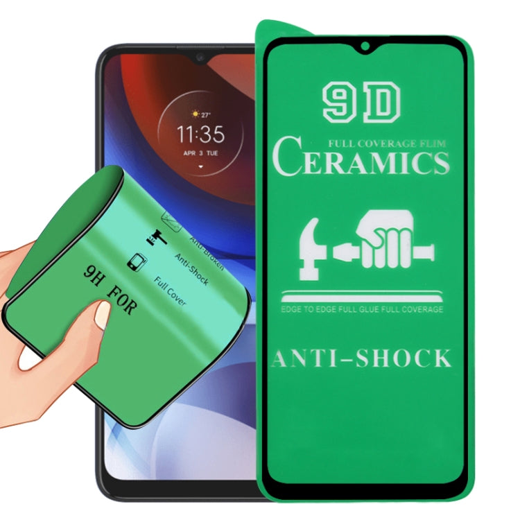 For Motorola Moto E7 Power 9D Full Screen Full Glue Ceramic Film