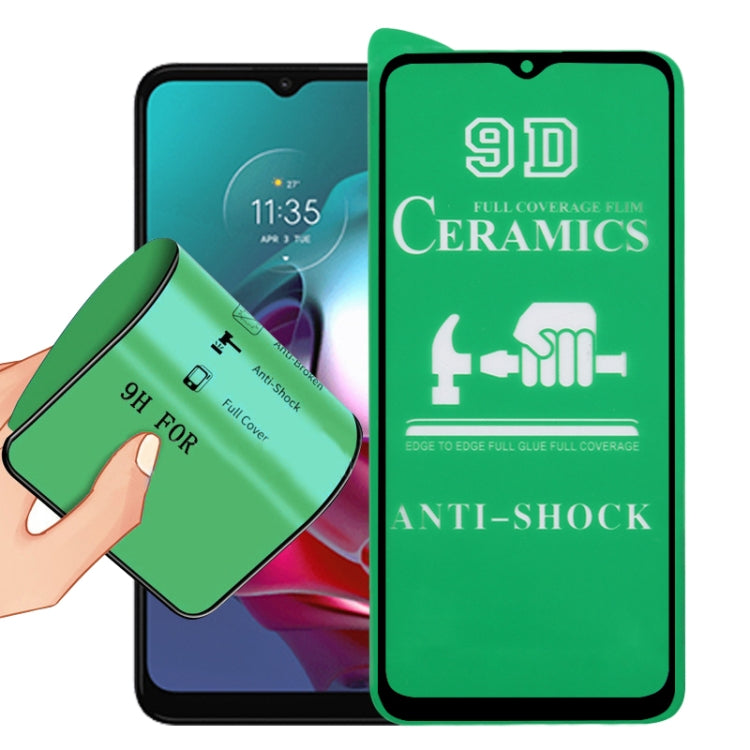 For Motorola Moto G30 9D Full Screen Full Glue Ceramic Film