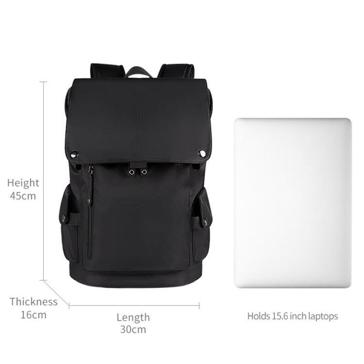 SJ02 13-15.6 inch Universal Large-capacity Laptop Backpack with USB Charging Port