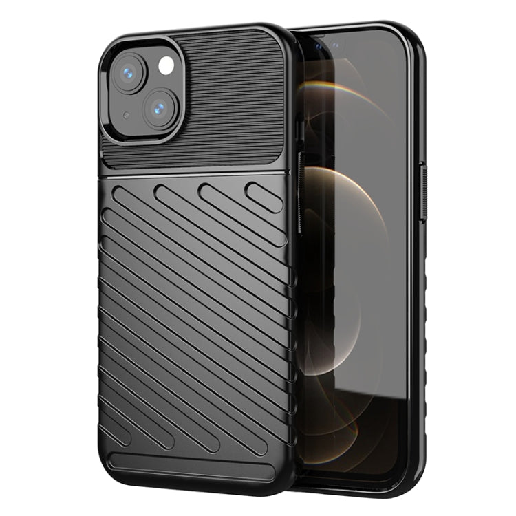 For iPhone 13 Thunderbolt Shockproof TPU Soft Case
