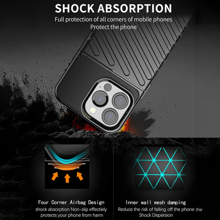 For iPhone 13 Pro Thunderbolt Shockproof TPU Soft Case