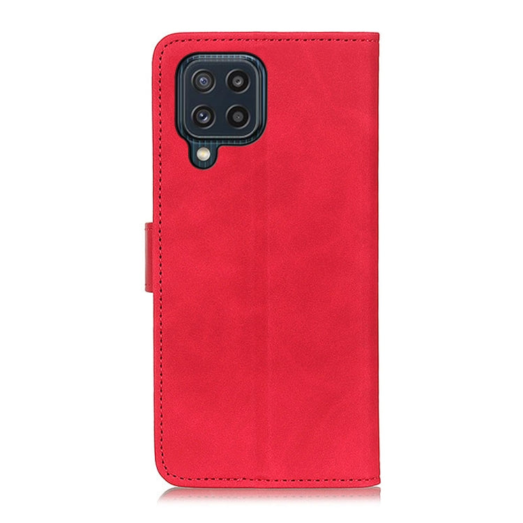 For Samsung Galaxy M32 KHAZNEH Retro Texture PU + TPU Horizontal Flip Leather Case with Holder & Card Slots & Wallet