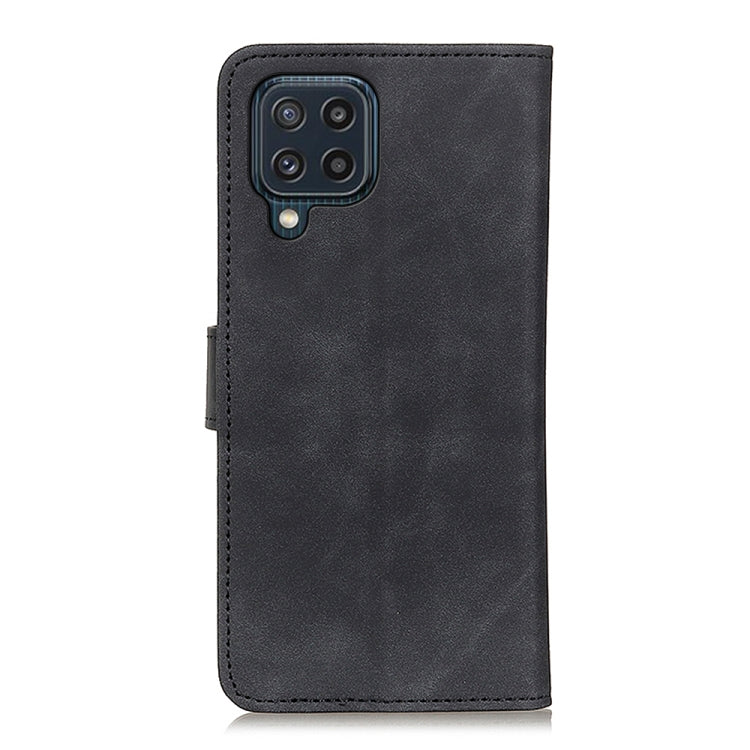 For Samsung Galaxy M32 KHAZNEH Retro Texture PU + TPU Horizontal Flip Leather Case with Holder & Card Slots & Wallet