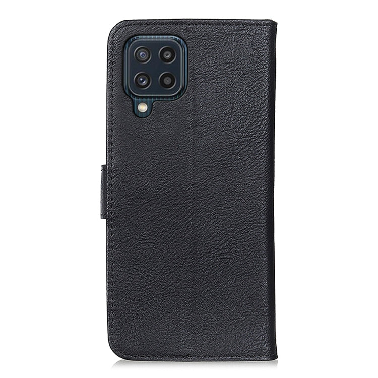 For Samsung Galaxy M32 KHAZNEH Cowhide Texture Horizontal Flip Leather Case with Holder & Card Slots & Wallet