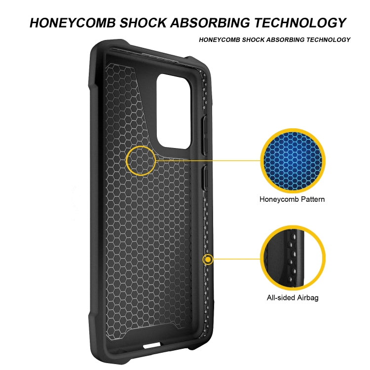 For Samsung Galaxy A52 5G / 4G Stainless Steel Metal PC Back Cover + TPU Heavy Duty Armor Shockproof Case