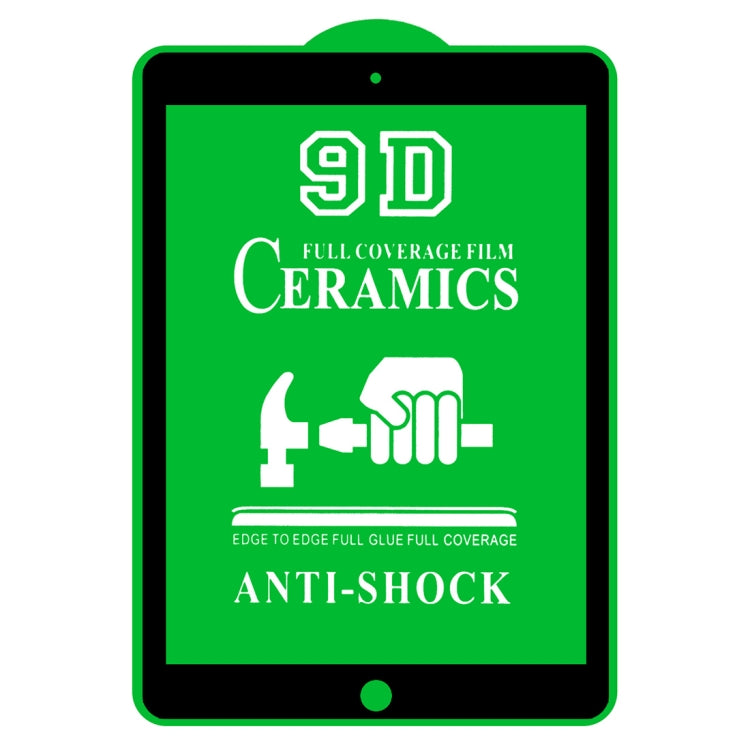 25 PCS 9D Full Screen Full Glue Ceramic Film For iPad Air / Air 2 9.7 inch