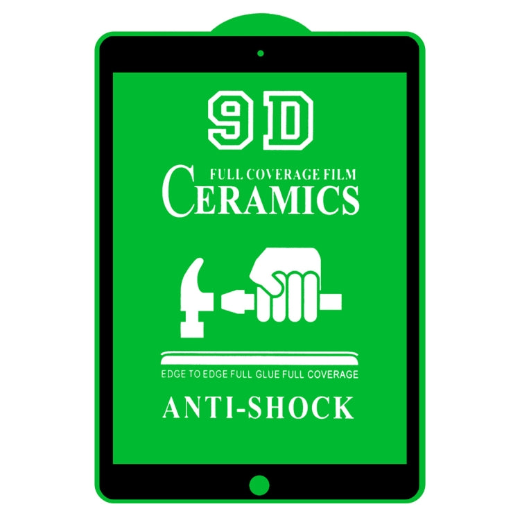 25 PCS 9D Full Screen Full Glue Ceramic Film For iPad 10.2 2020 / iPad 10.2 2021
