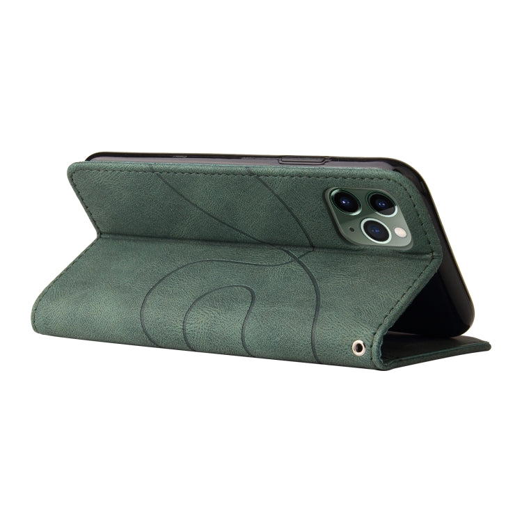 For iPhone 11 Pro Dual-color Splicing Horizontal Flip PU Leather Case with Holder & Card Slots & Wallet