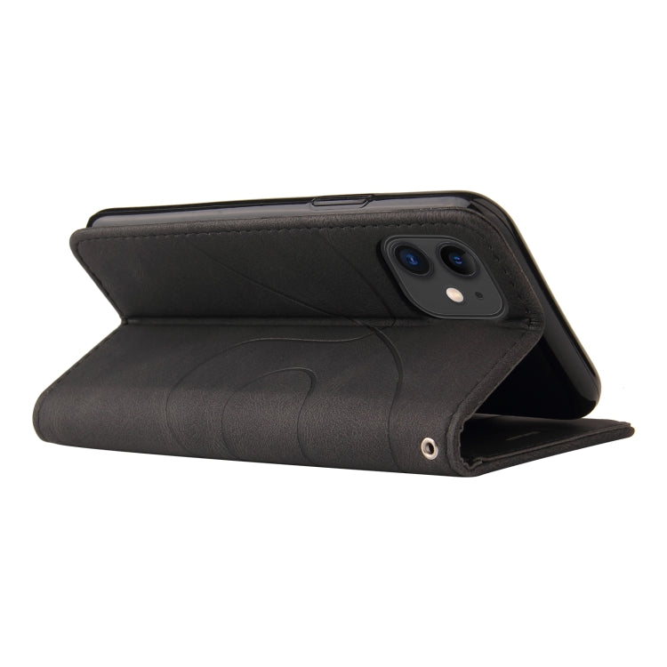 For iPhone 11 Dual-color Splicing Horizontal Flip PU Leather Case with Holder & Card Slots & Wallet