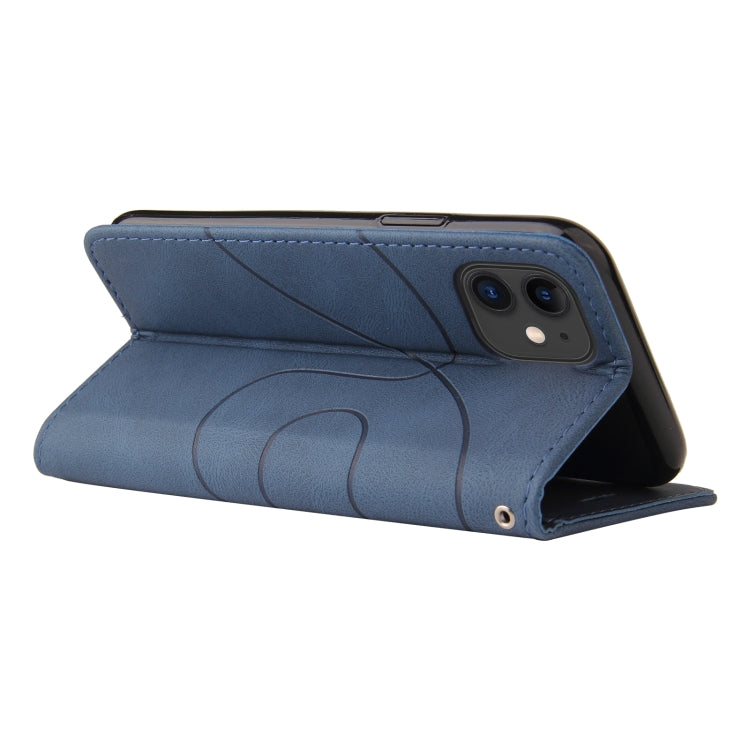 For iPhone 11 Dual-color Splicing Horizontal Flip PU Leather Case with Holder & Card Slots & Wallet
