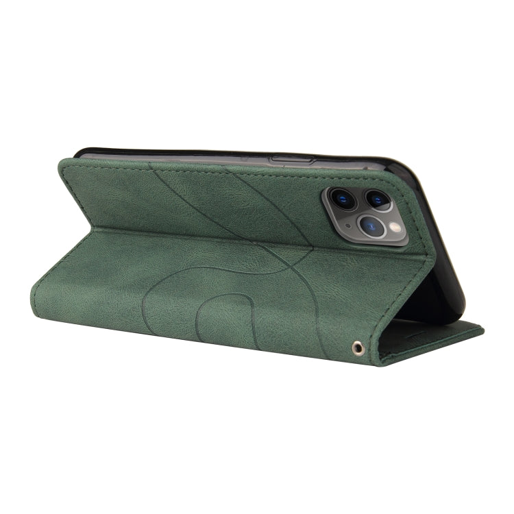 For iPhone 11 Pro Max Dual-color Splicing Horizontal Flip PU Leather Case with Holder & Card Slots & Wallet