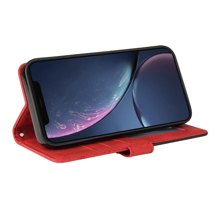 For iPhone 11 Pro Max Dual-color Splicing Horizontal Flip PU Leather Case with Holder & Card Slots & Wallet