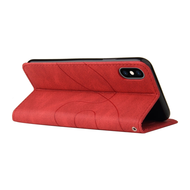 For iPhone XS Max Dual-color Splicing Horizontal Flip PU Leather Case with Holder & Card Slots & Wallet