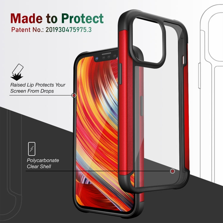 For iPhone 13 Pro Max Iron Man Series Metal PC + TPU Protective Case