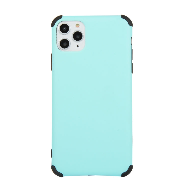 For iPhone 11 Pro Max Solid Color Four-Corner Skin Protection Case