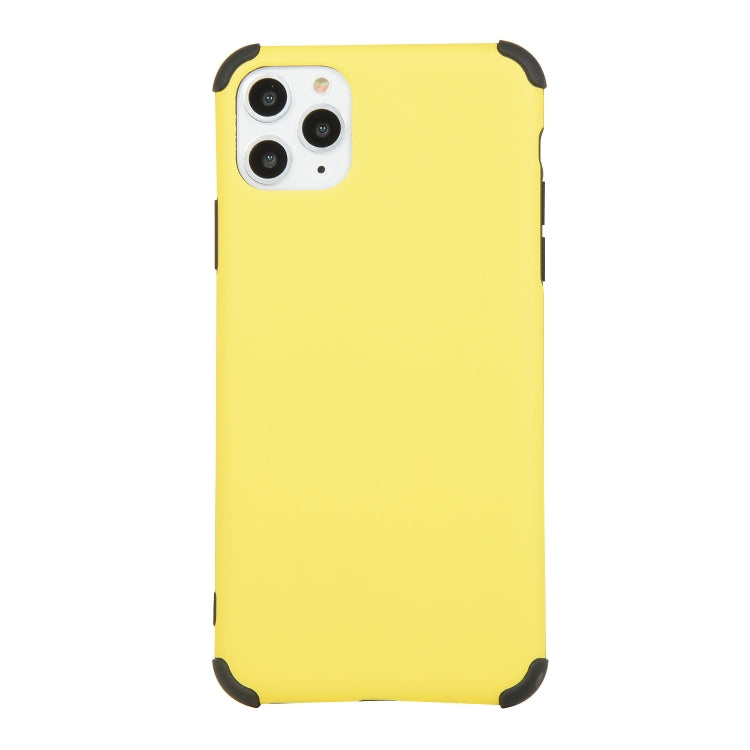 For iPhone 11 Pro Max Solid Color Four-Corner Skin Protection Case