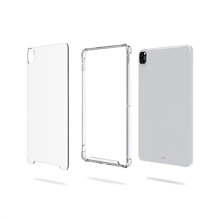 For iPad Pro 11 2022 / 2021 Shockproof Acrylic Transparent Protective Tablet Case