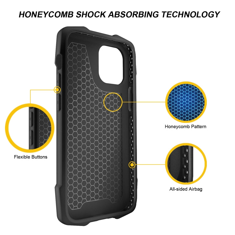 For iPhone 13 mini 3D Embossed PU+PC+TPU Non-slip Shockproof Protective Case