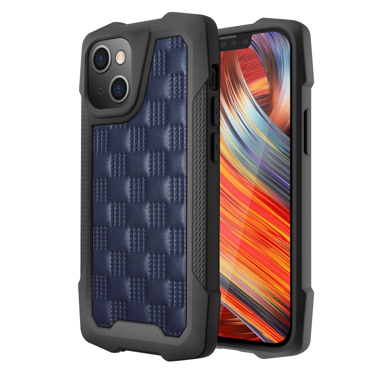 For iPhone 13 mini 3D Embossed PU+PC+TPU Non-slip Shockproof Protective Case