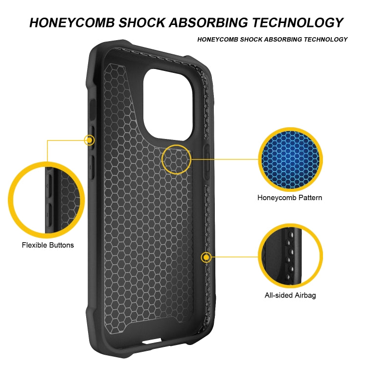 For iPhone 13 Pro 3D Embossed PU+PC+TPU Non-slip Shockproof Protective Case